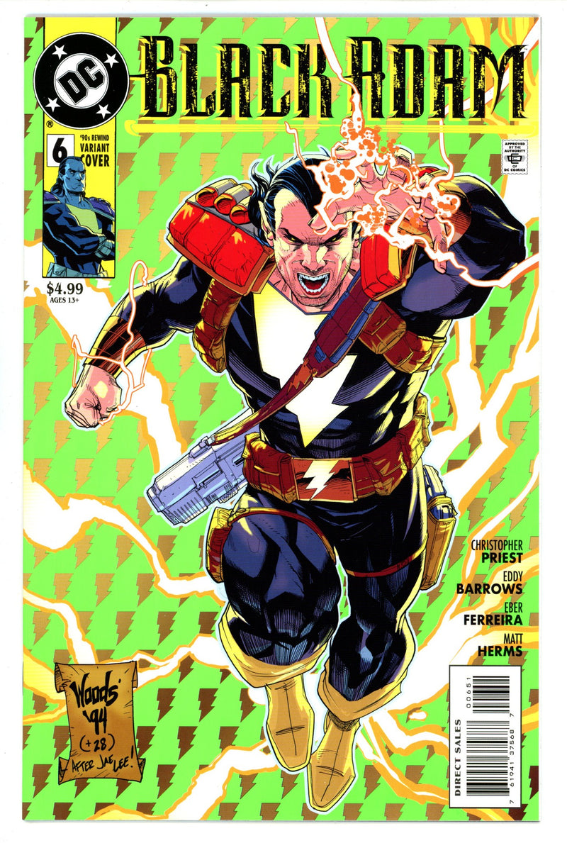Black Adam Vol 1 6High Grade(2023) WoodsVariant