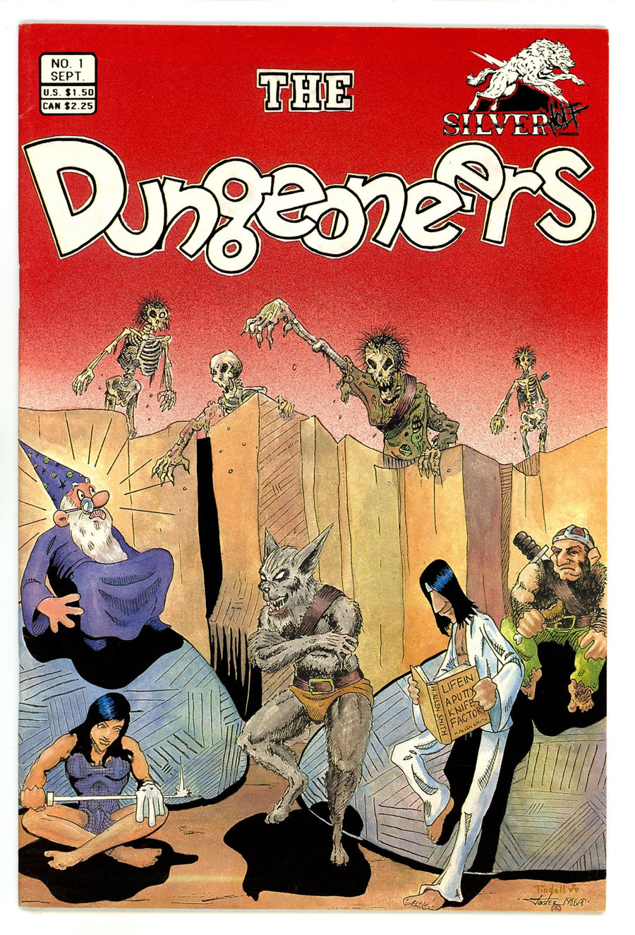 The Dungeoneers 1 Mid Grade (1986) 