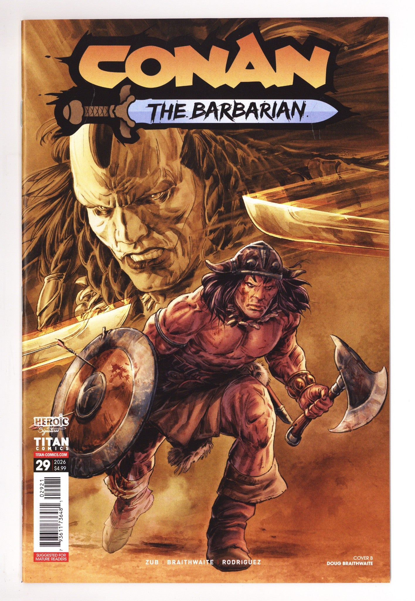 Conan The Barbarian 29 Braithwaite Variant (2025)