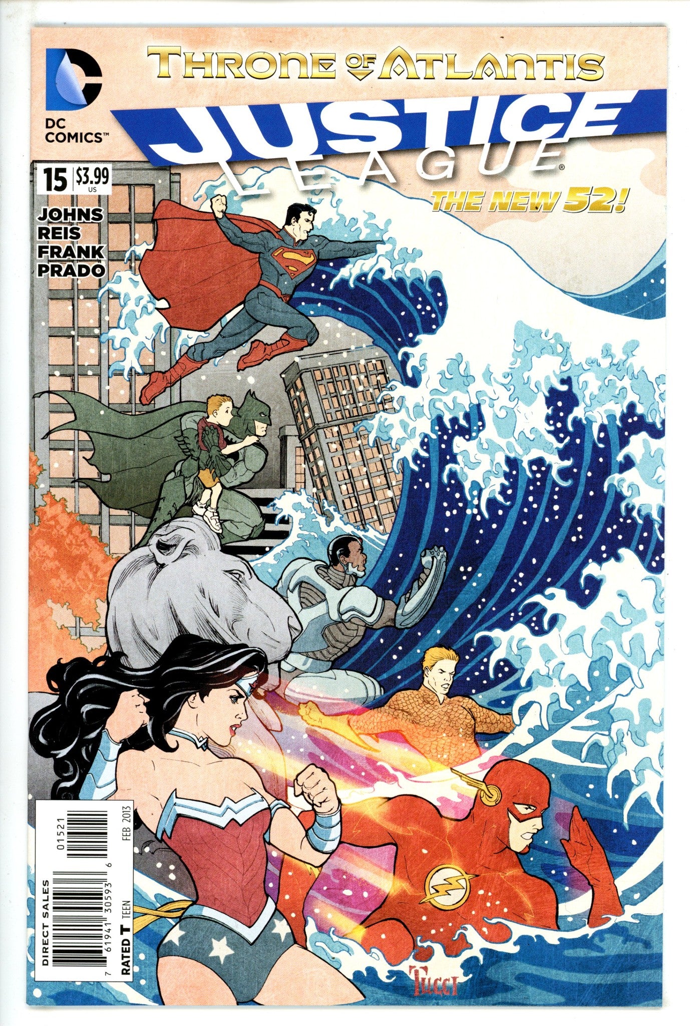 Justice League Vol 1 15High Grade(2013) TucciVariant