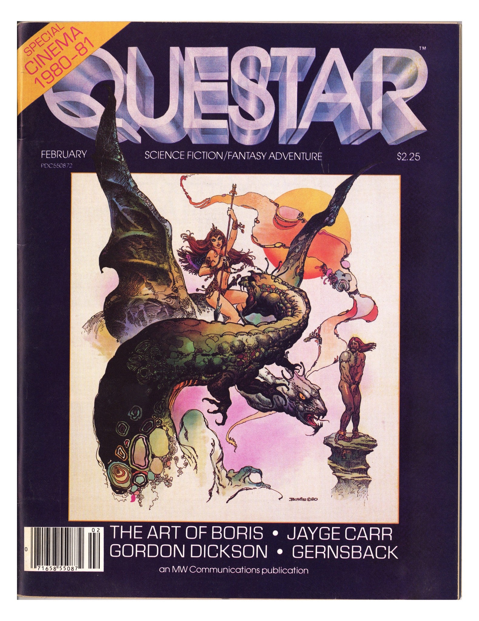 Questar Science Fiction/Fantasy Adventure 11 Very Low Grade (1981) 