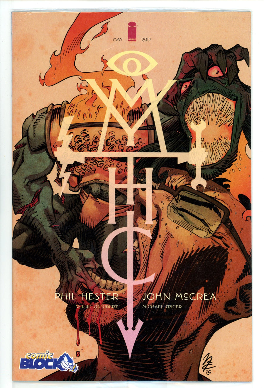 Mythic 1 New, Sealed (2015) McCrea Comic Block Exclusive Variant 