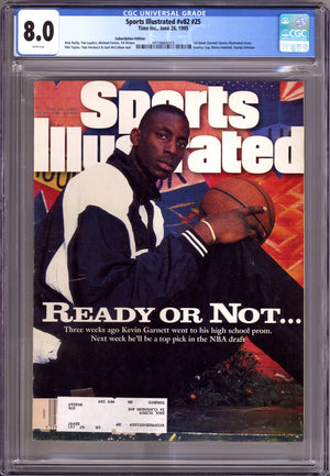 Sports Illustrated Vol 82 25 CGC 8.0 (VF)   (1995) Subscription   Variant