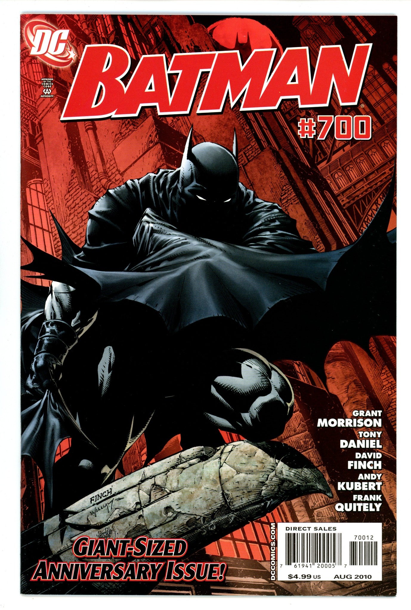 Batman Vol 1 700 VF (8.0) (2010) 2nd Print 