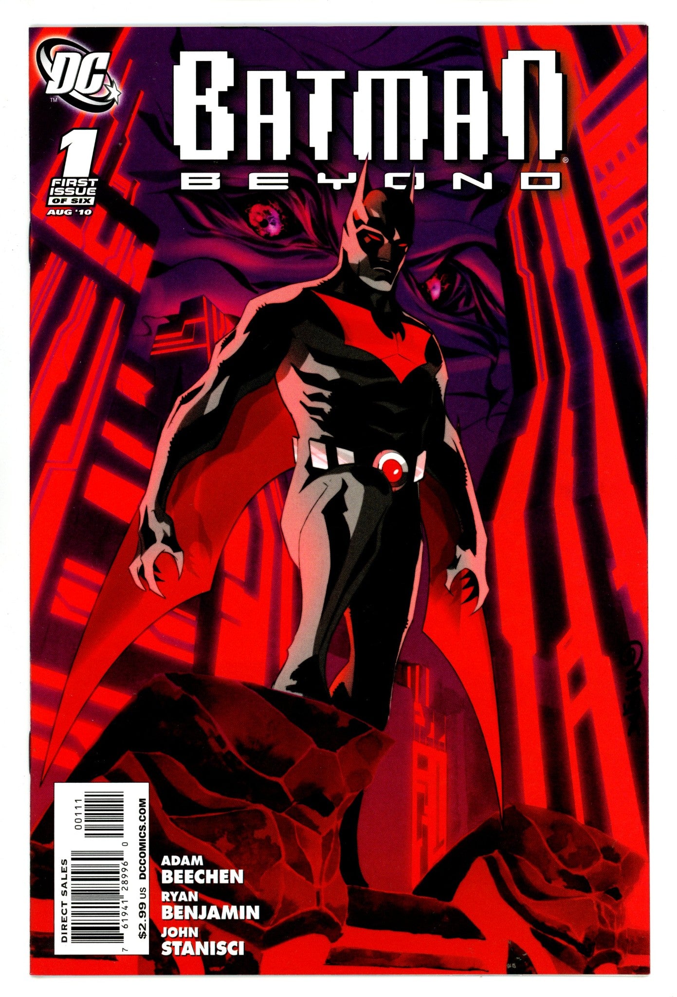 Batman Beyond Vol 3 1 NM- (9.2) (2010) 