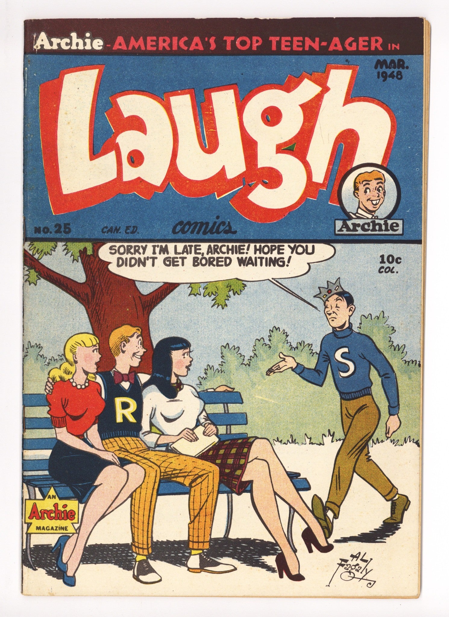 Laugh Comics Vol 1 25 VF/NM (9.0) (1948) Canadian Edition 