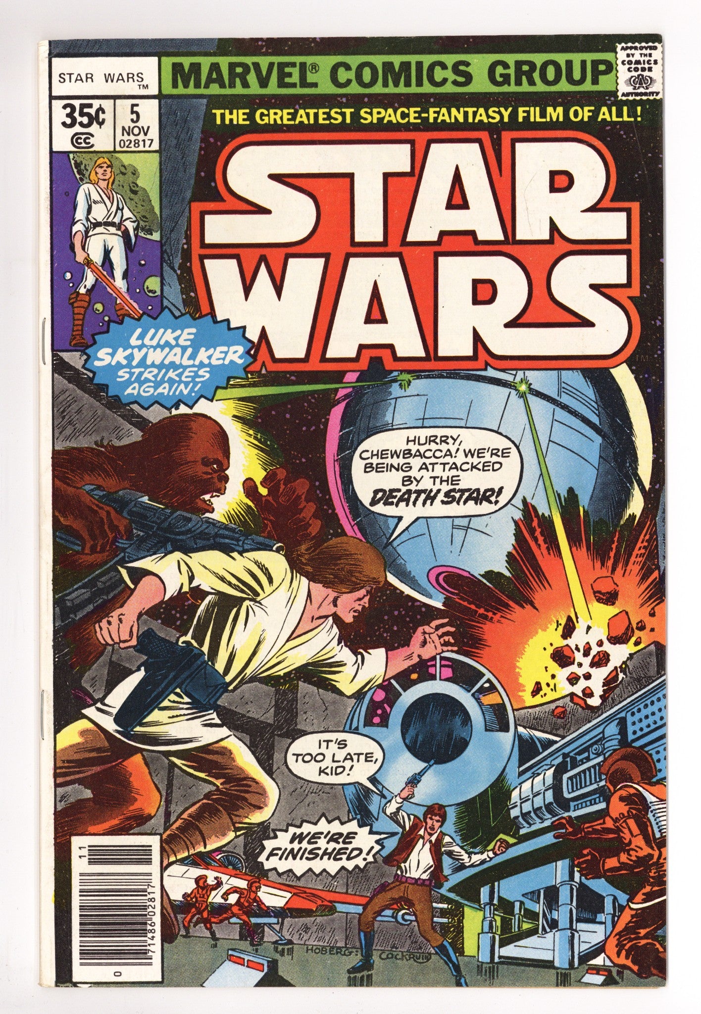 Star Wars Vol 1 5 FN (6.0) (1977) 