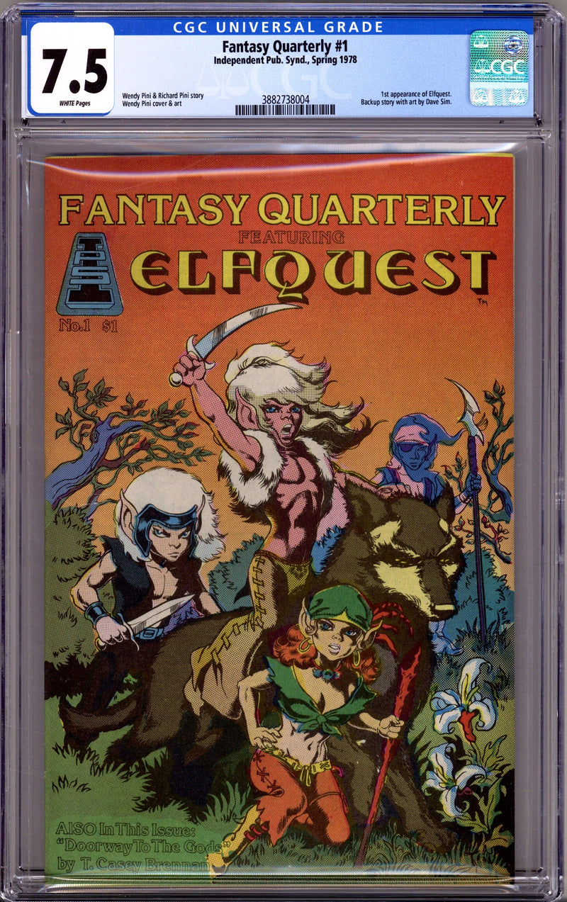 Fantasy Quarterly 1 CGC 7.5 (VF-) (1978) 