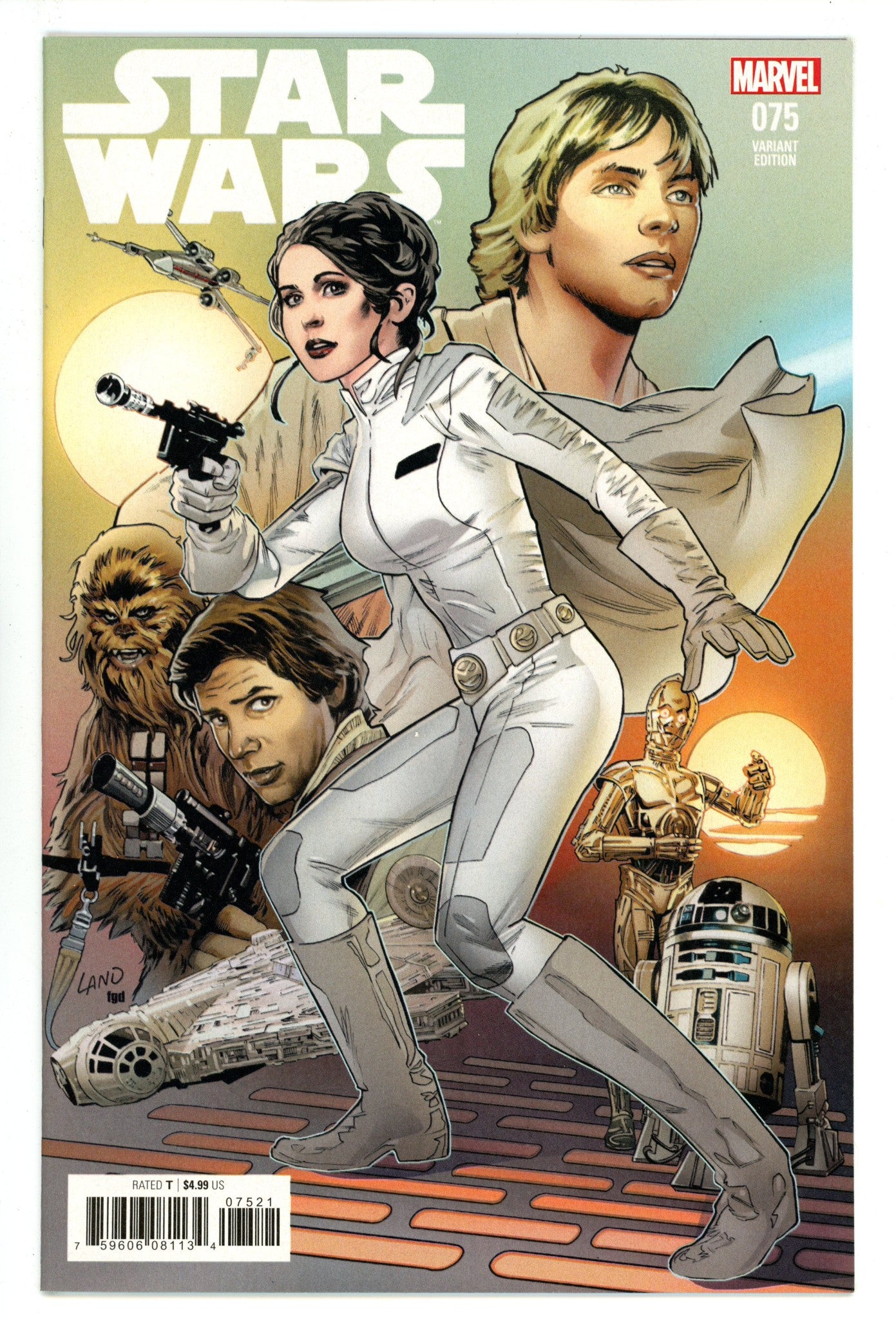 Star Wars Vol 2 75 High Grade (2020) Land Variant 