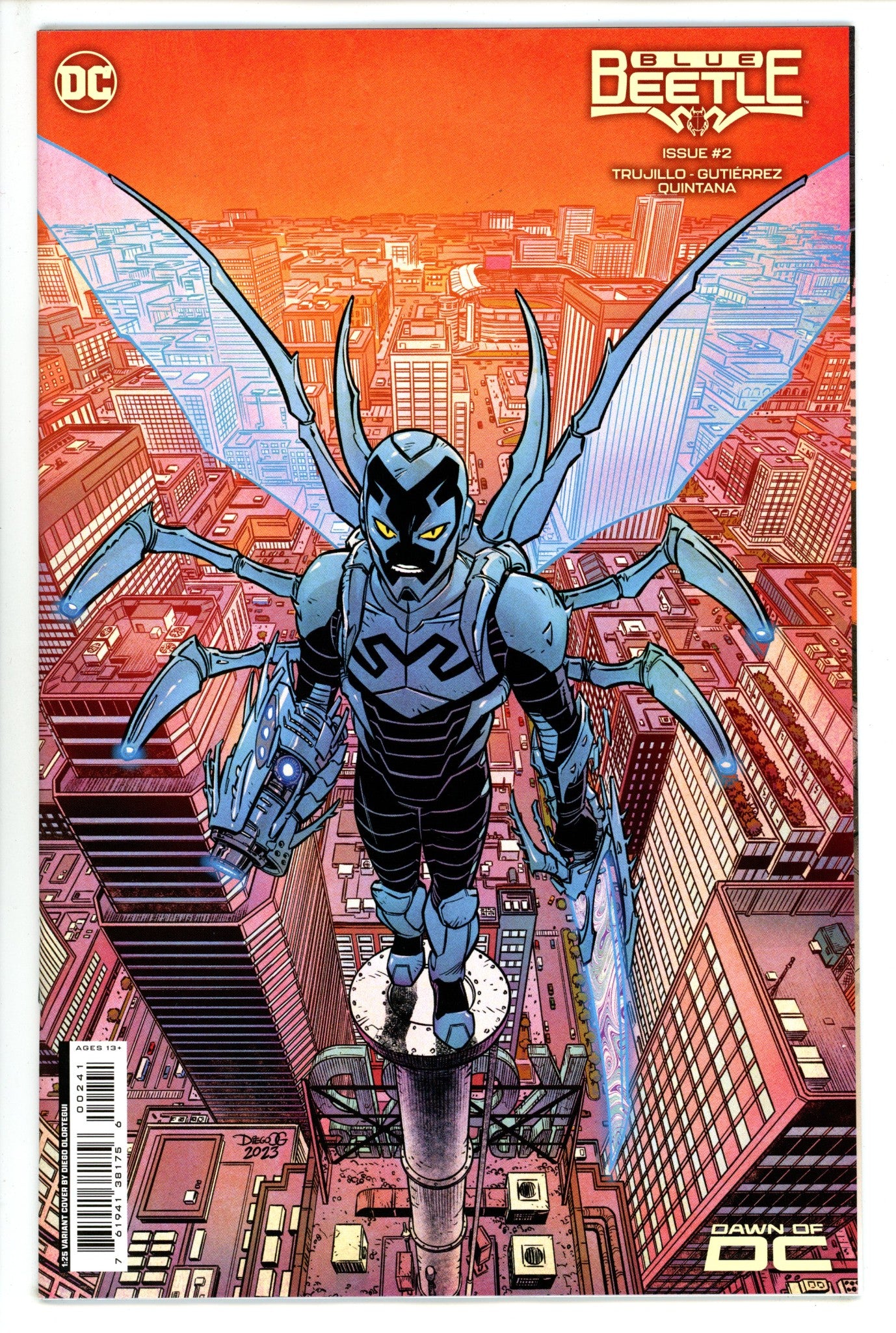Blue Beetle Vol 11 2 Olortegui Incentive Variant NM- (2023)