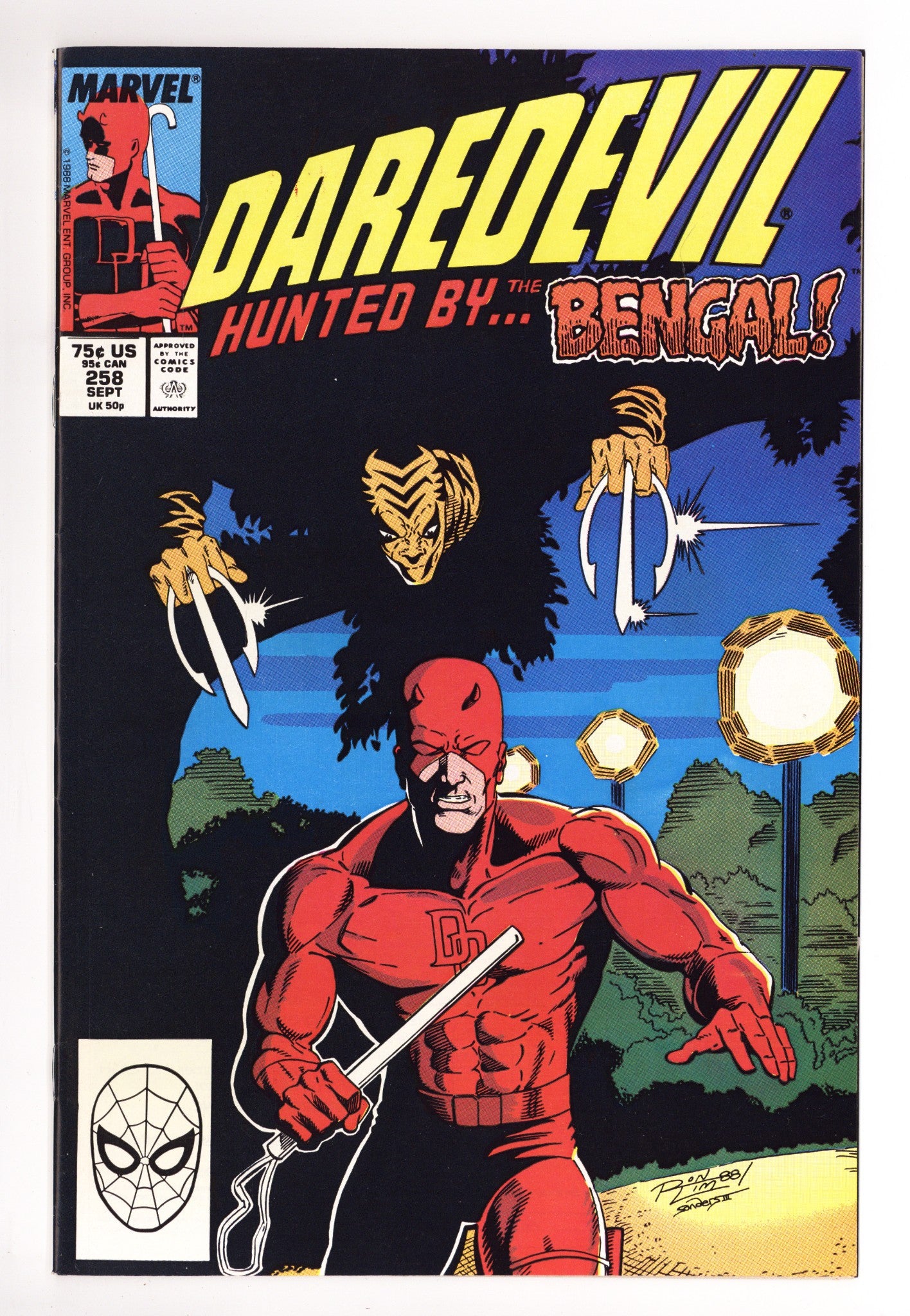 Daredevil Vol 1 258 Mid Grade (1988) 