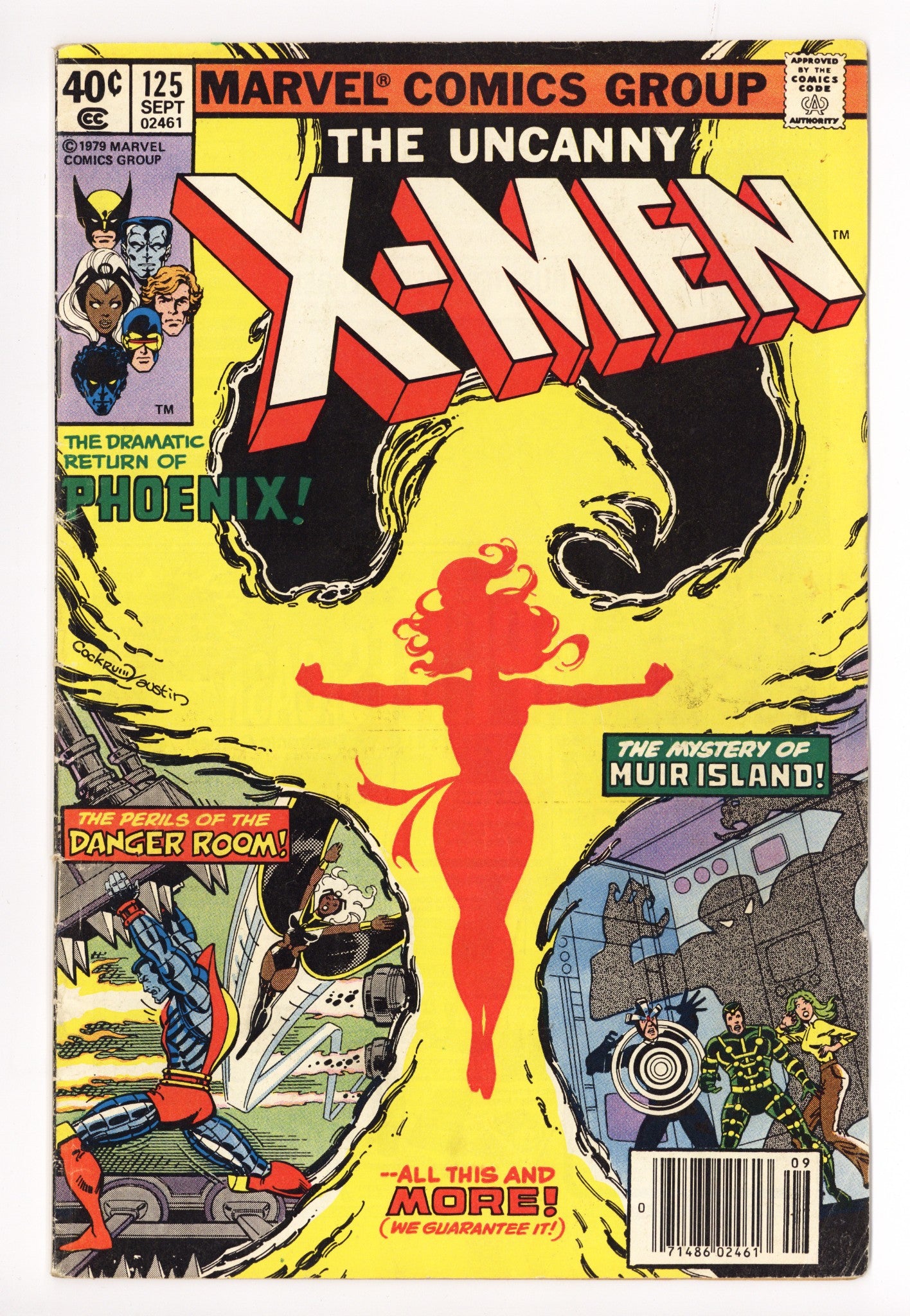 The X-Men Vol 1 125 VG- (3.5) (1979) Newsstand Signed x1 1st Page Terry Austin 