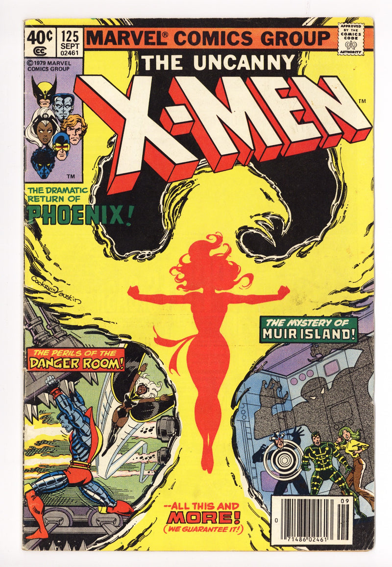 The X-Men Vol 1 125 VG- (3.5) (1979) Newsstand Signed x1 1st Page Terry Austin 
