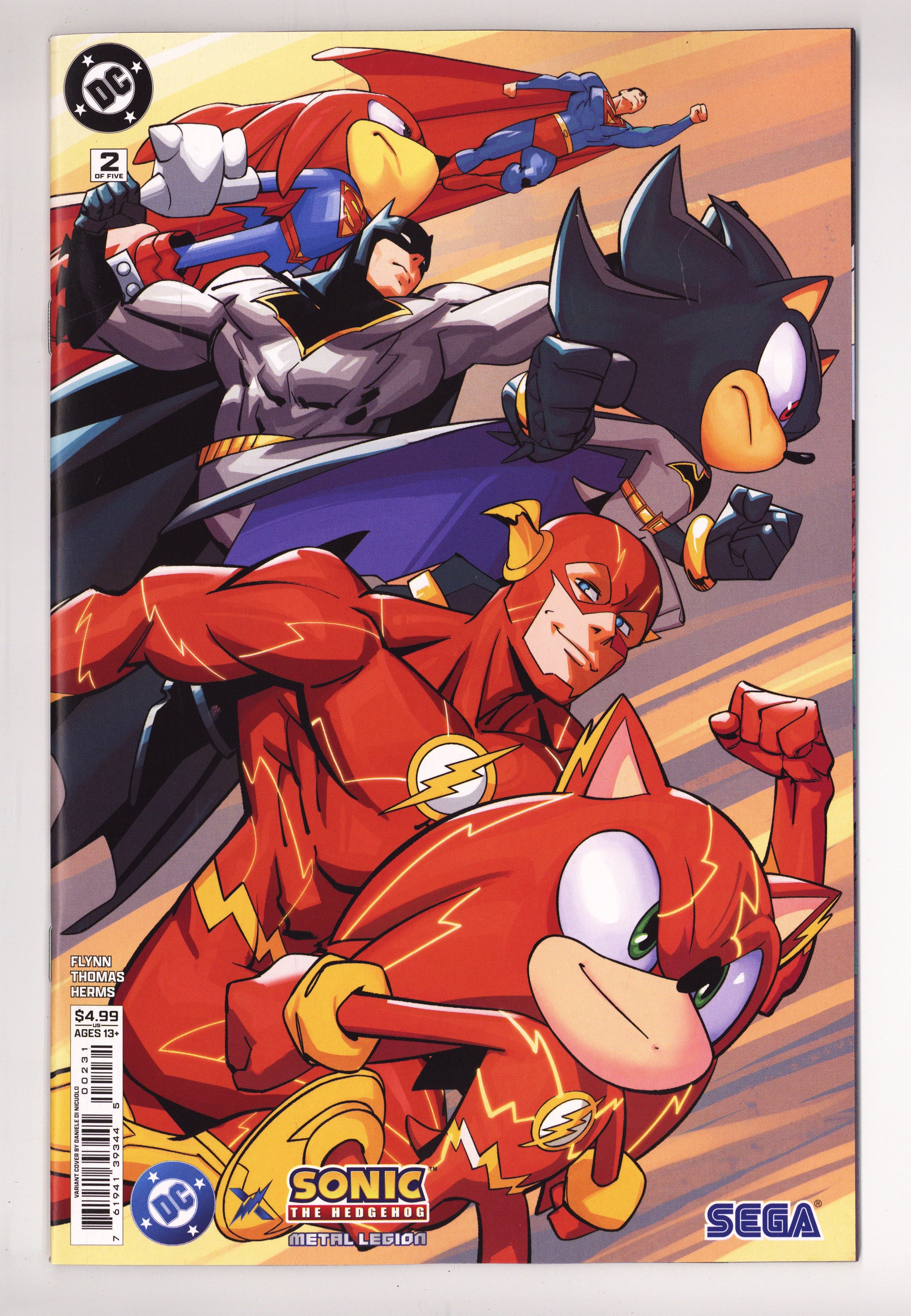 DC X Sonic The Hedgehog The Metal Legion 2 Nicuolo Variant (2026)