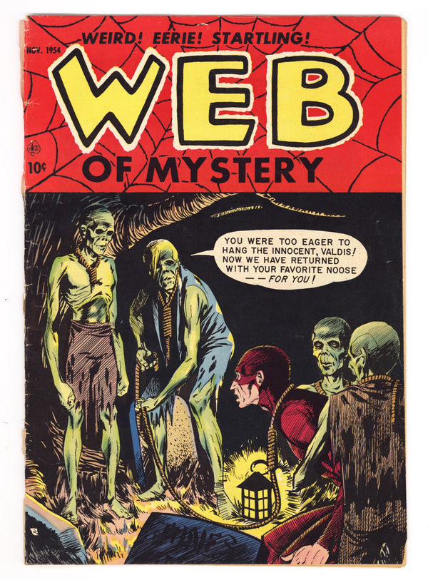 Web of Mystery   27  VG+ (4.5)   (1954)