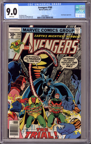 The Avengers Vol 1 160 CGC 9.0 (VF/NM) (1977)