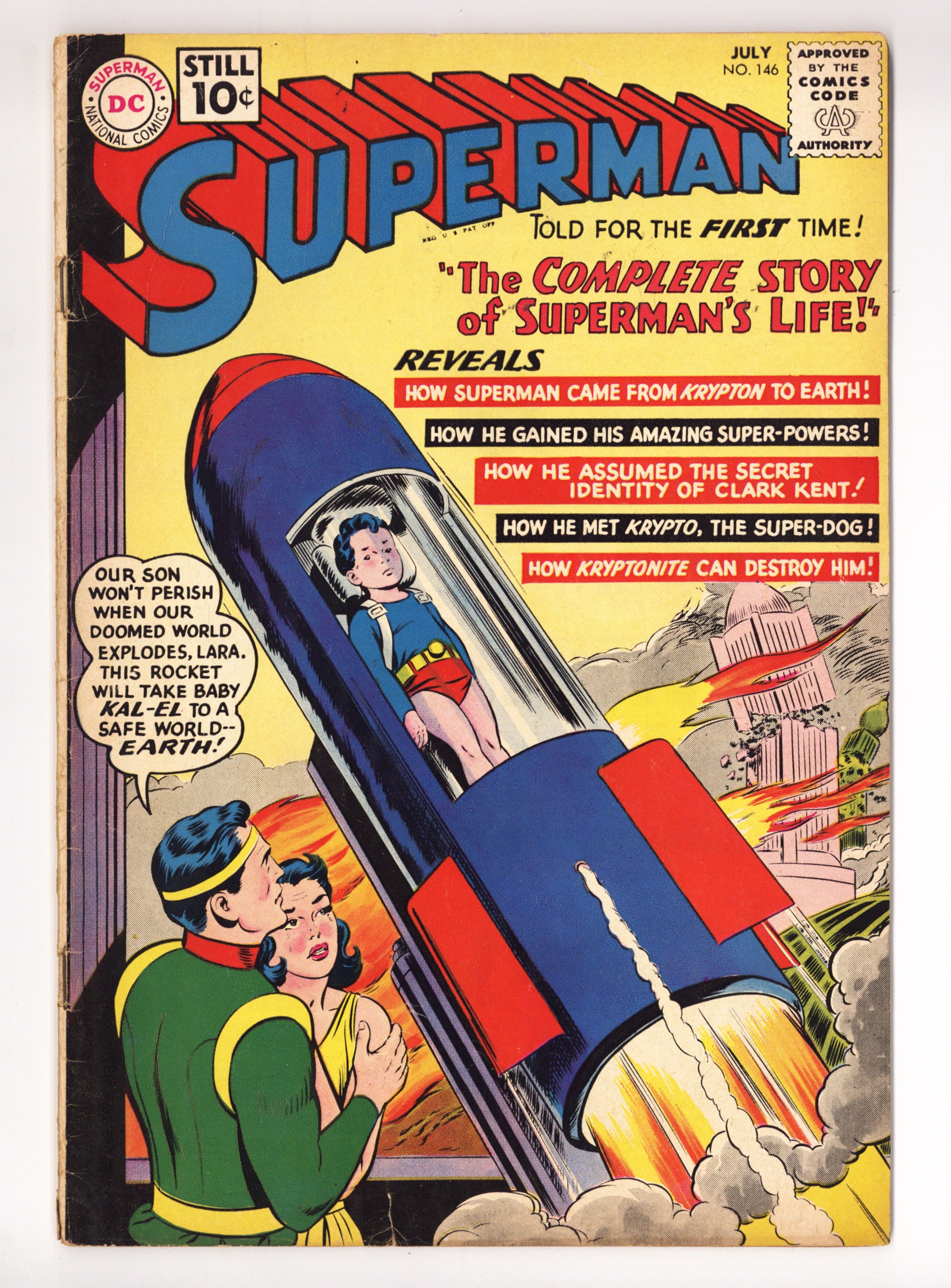 Superman Vol 1 146 VG- (3.5) (1961) 
