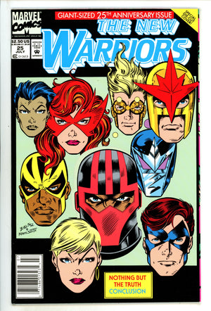 The New Warriors Vol 1 25 High Grade (1992) Newsstand