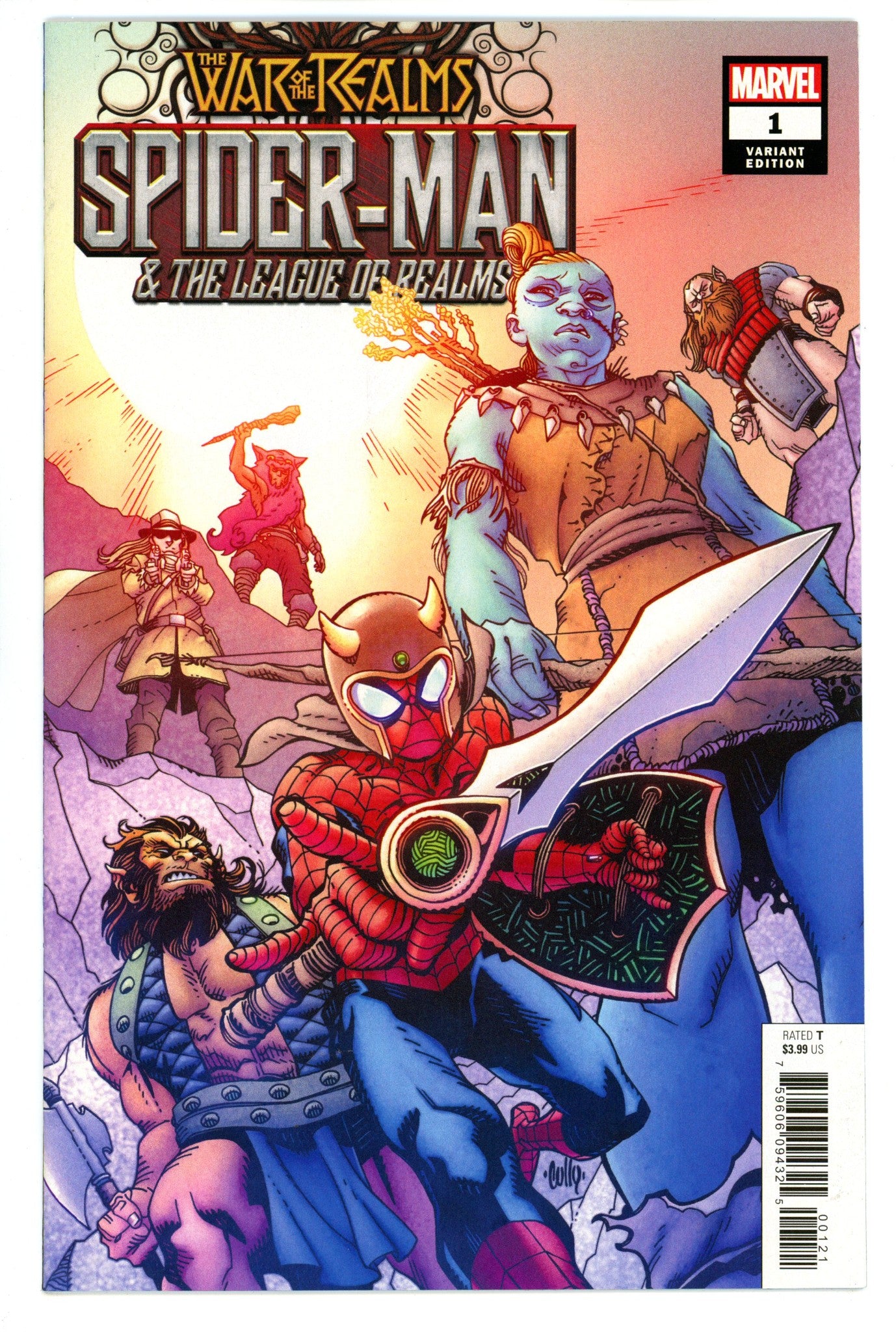 Spider-Man & the League of Realms 1 High Grade (2019) Hamner Variant 