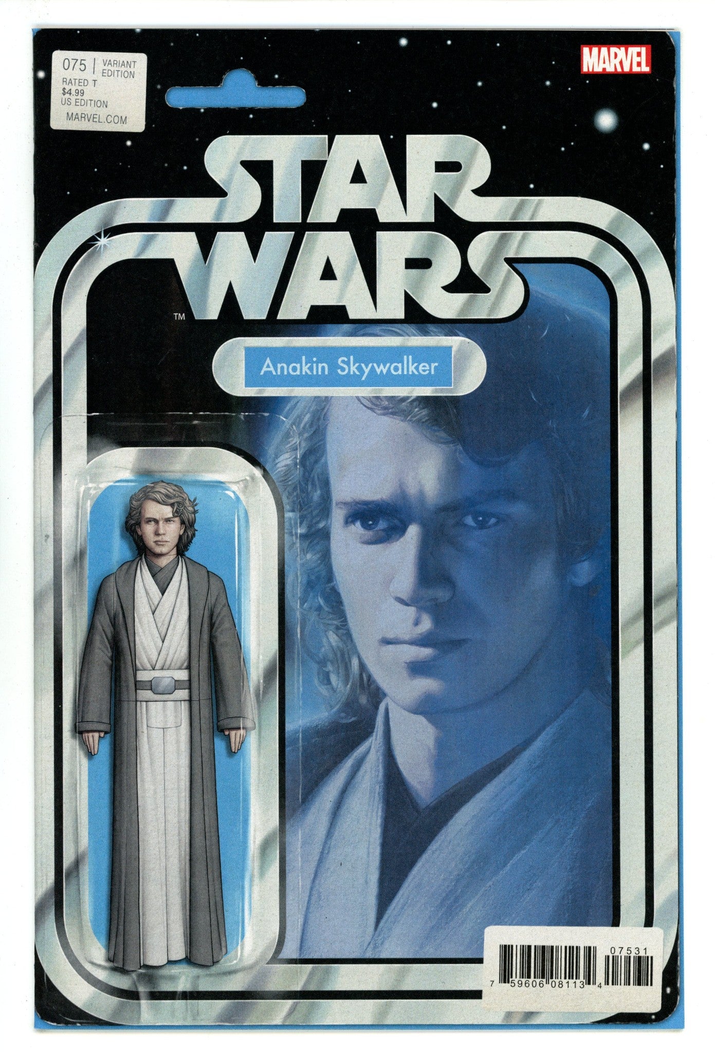 Star Wars Vol 2 75 NM- (9.2) (2020) Christopher Action Figure Variant 