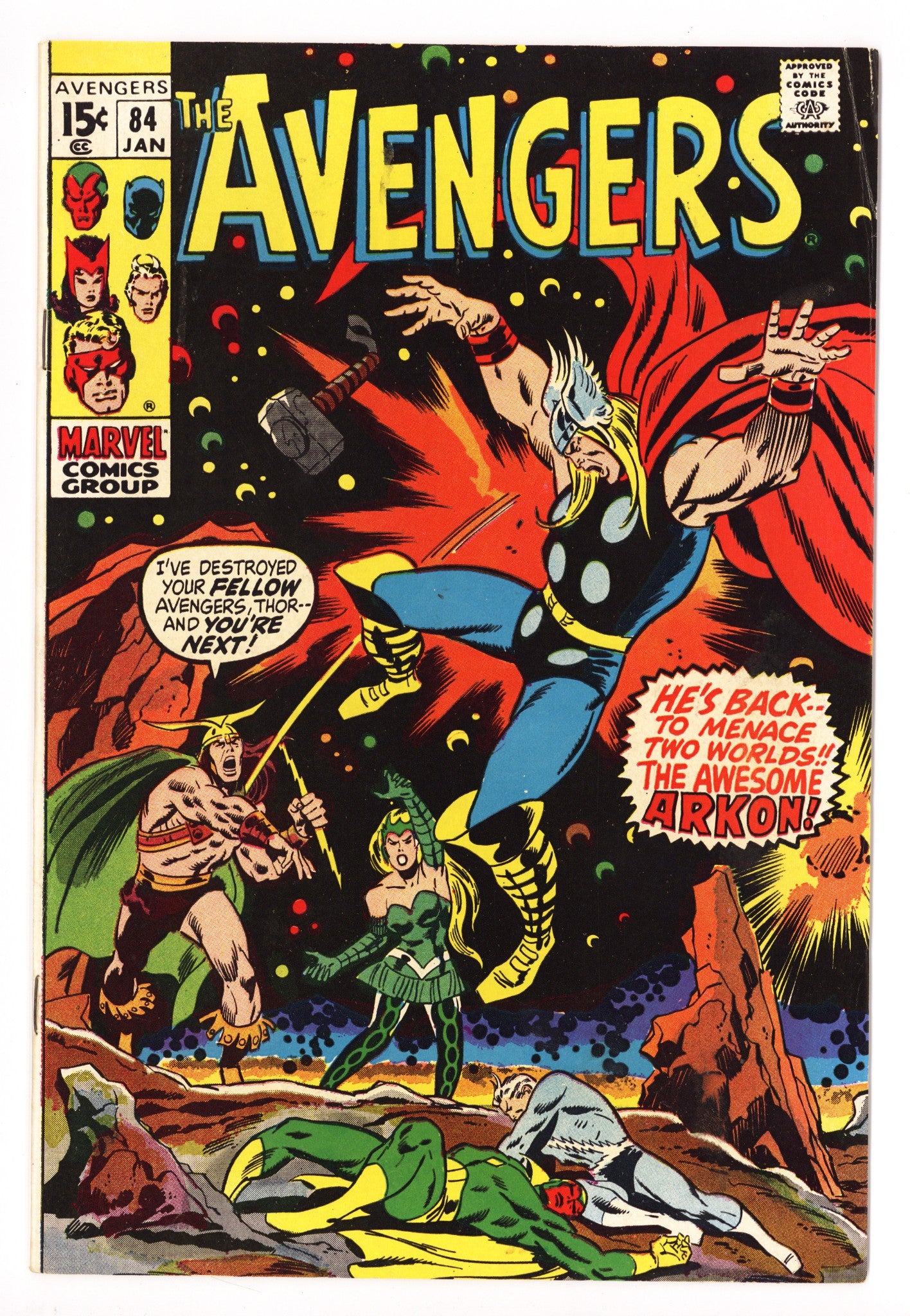 The Avengers Vol 1 84 VF- (7.5) (1971) 