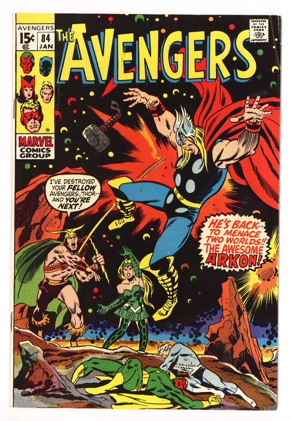 The Avengers Vol 1 84 VF- (7.5) (1971)