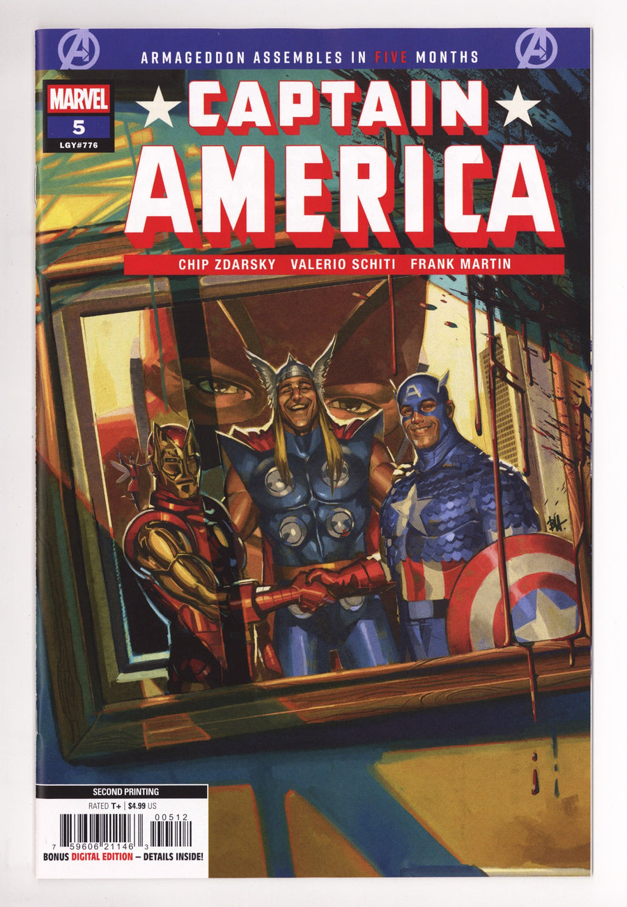 Captain America Vol 12 5 2Nd Print (2026)