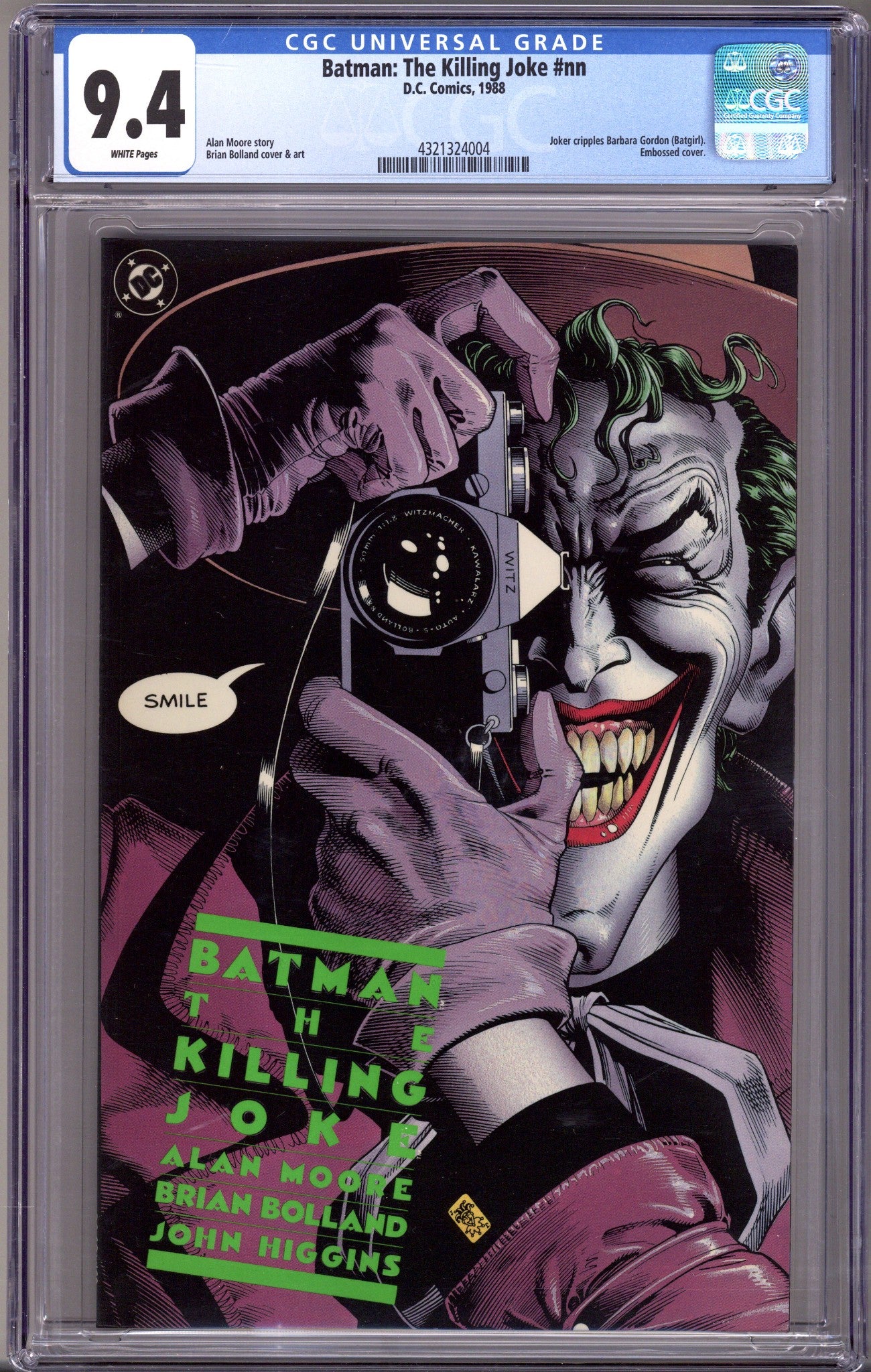 Batman: The Killing Joke   [nn] CGC 9.4 (NM)   (1988)        