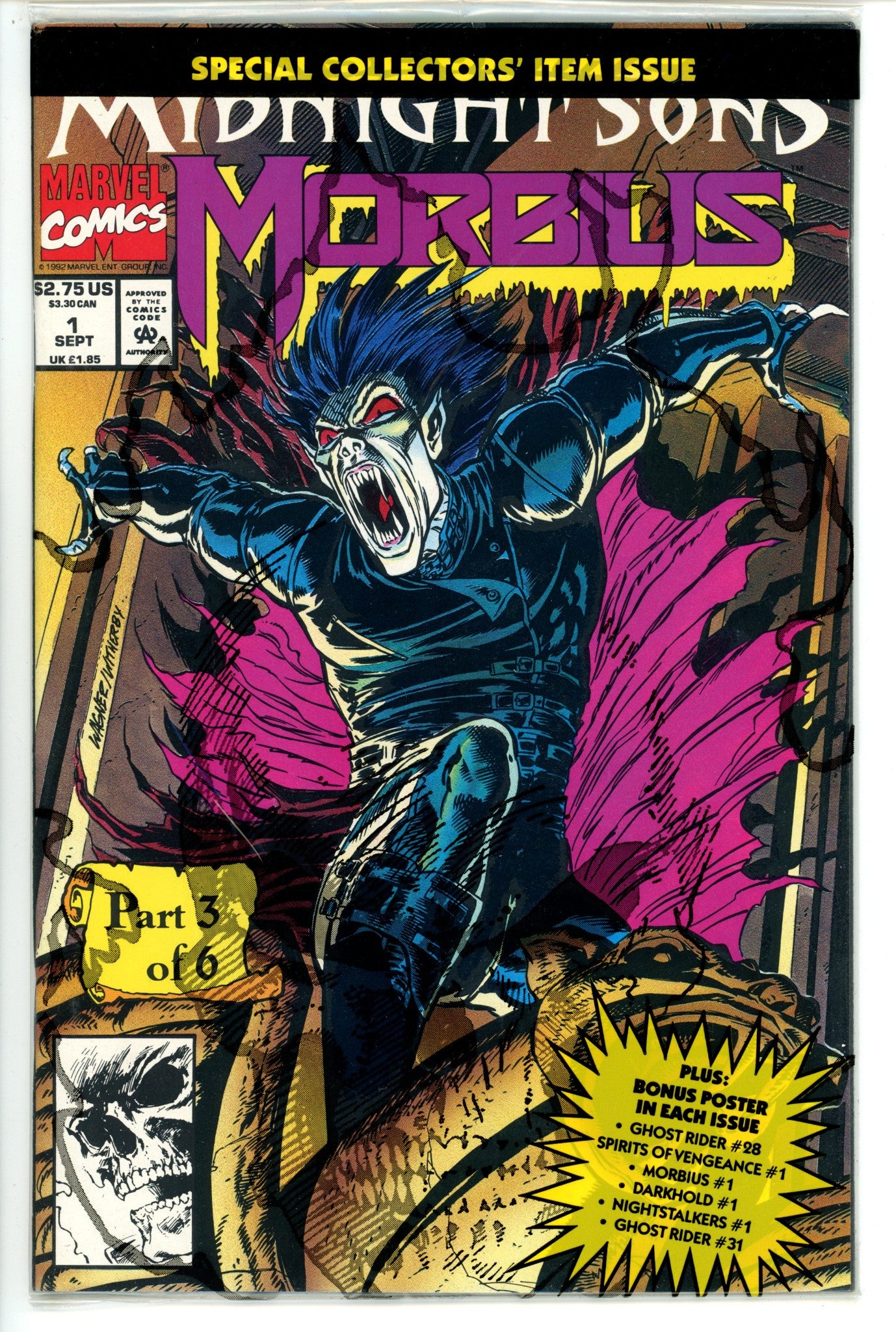 Morbius: The Living Vampire Vol 1 1 Sealed (1992)