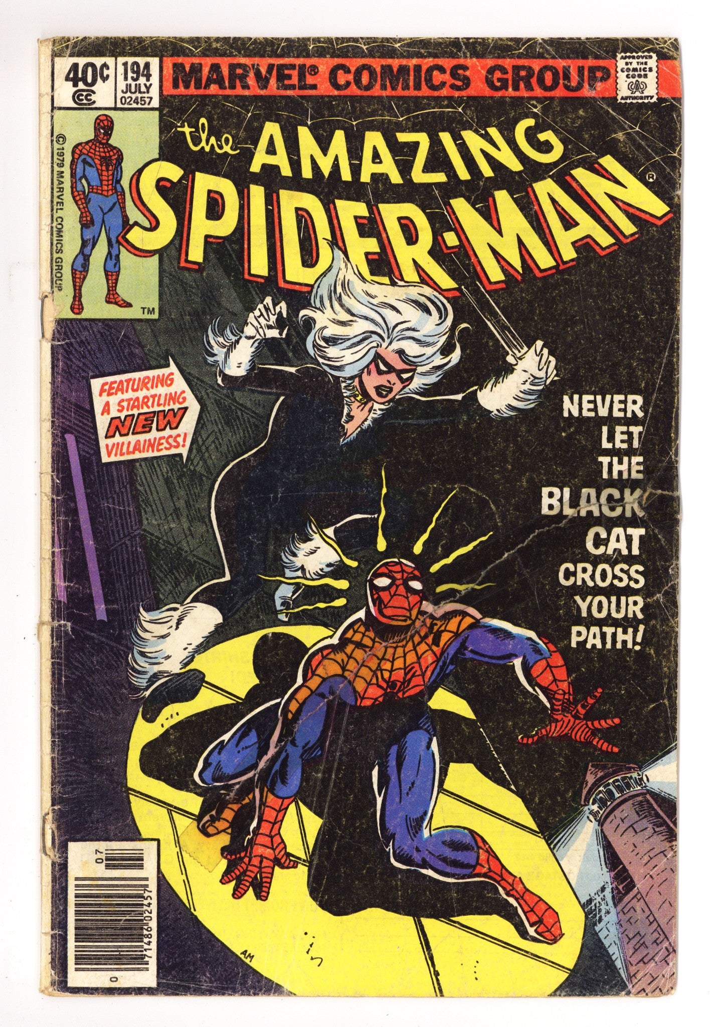 The Amazing Spider-Man Vol 1 194 FR (1.0) (1979) Newsstand 