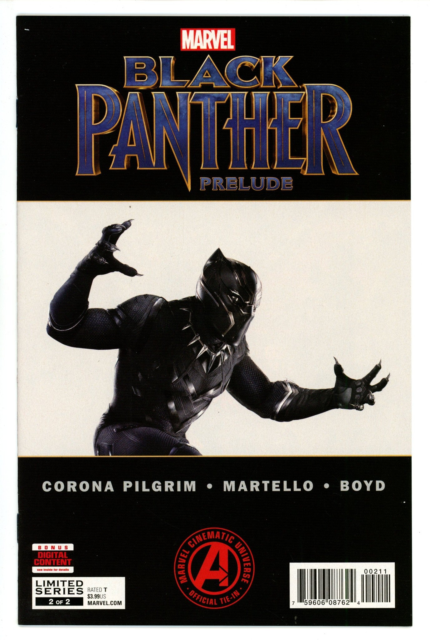 Black Panther Prelude 2 VF/NM (9.0) (2017) 