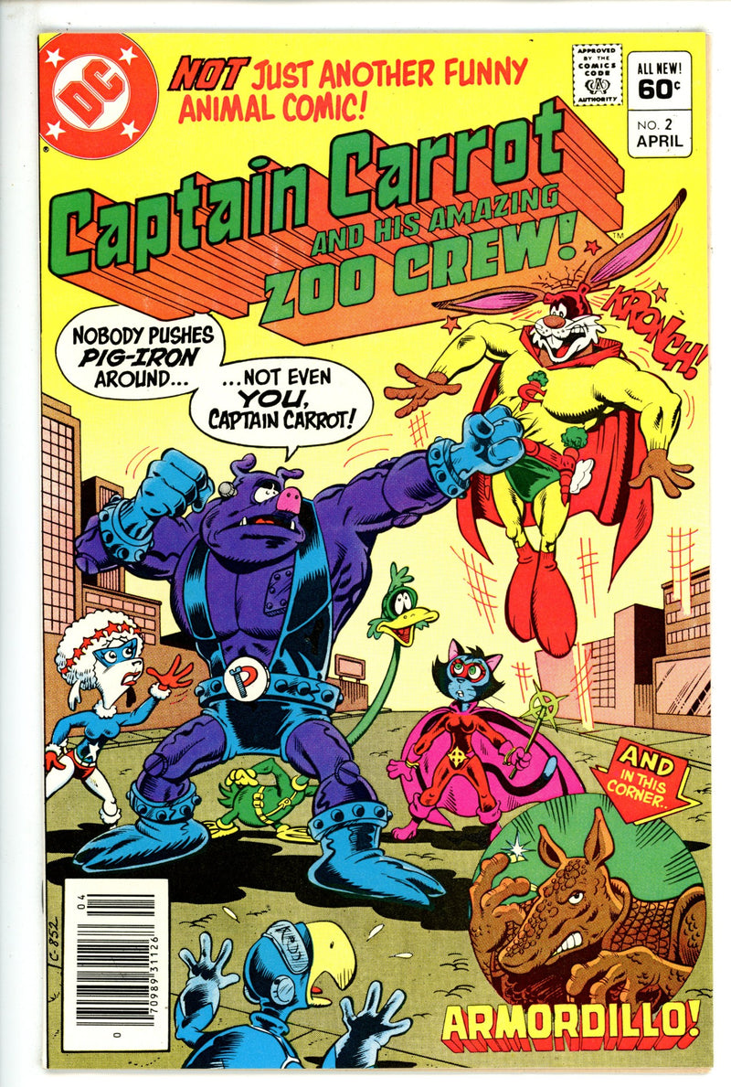 Captain Carrot and His Amazing Zoo Crew! 2 Newsstand (1982)