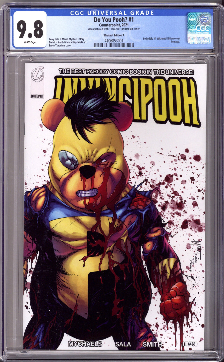 Do You Pooh? 1 CGC 9.8 (NM/M) (2021) Yzaguirre Exclusive Variant 
