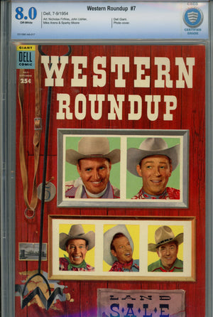 Western Roundup 7 CBCS 8.0 (VF) (1954) 
