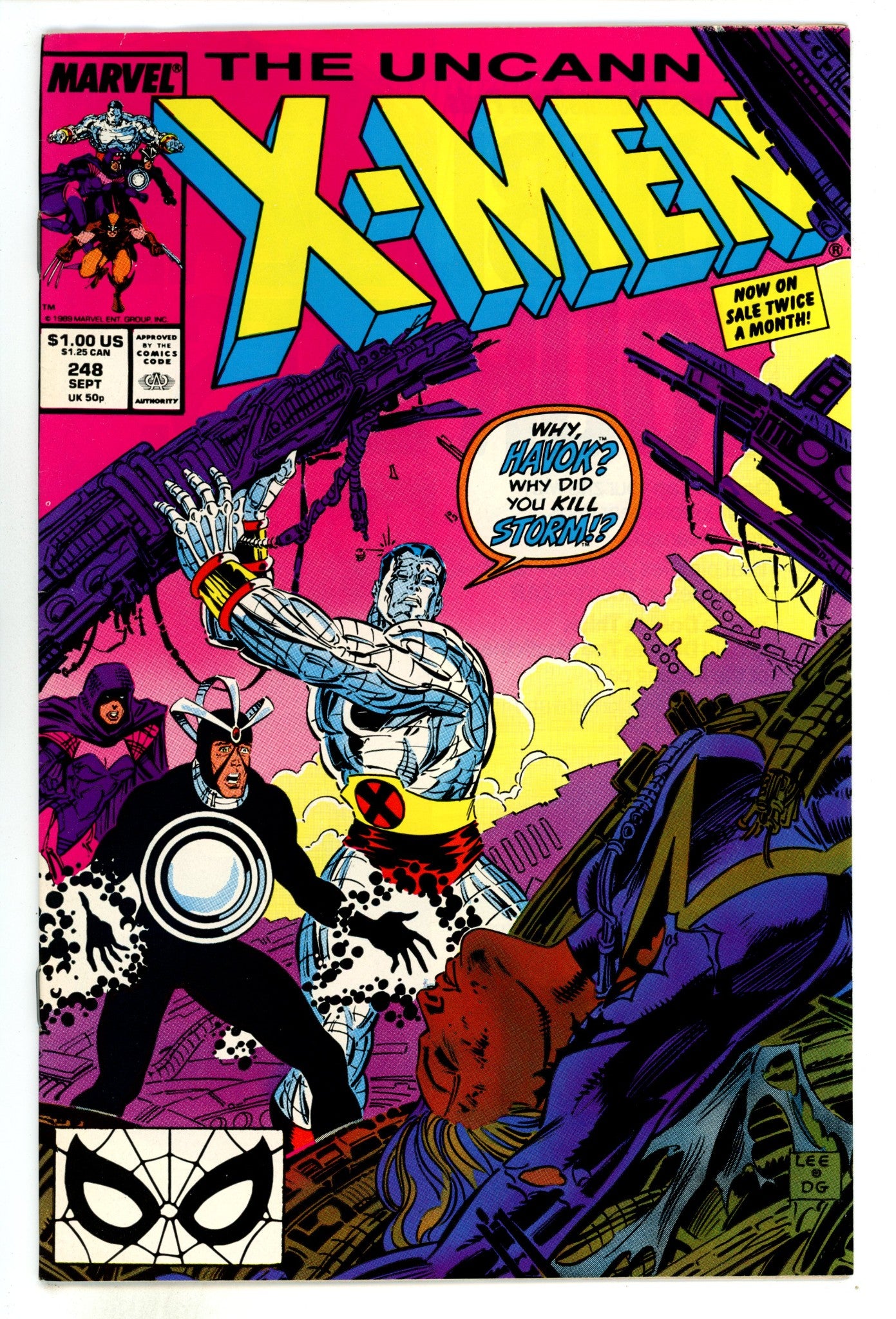 The Uncanny X-Men Vol 1 248  VG/FN (5.0)  (1989)  