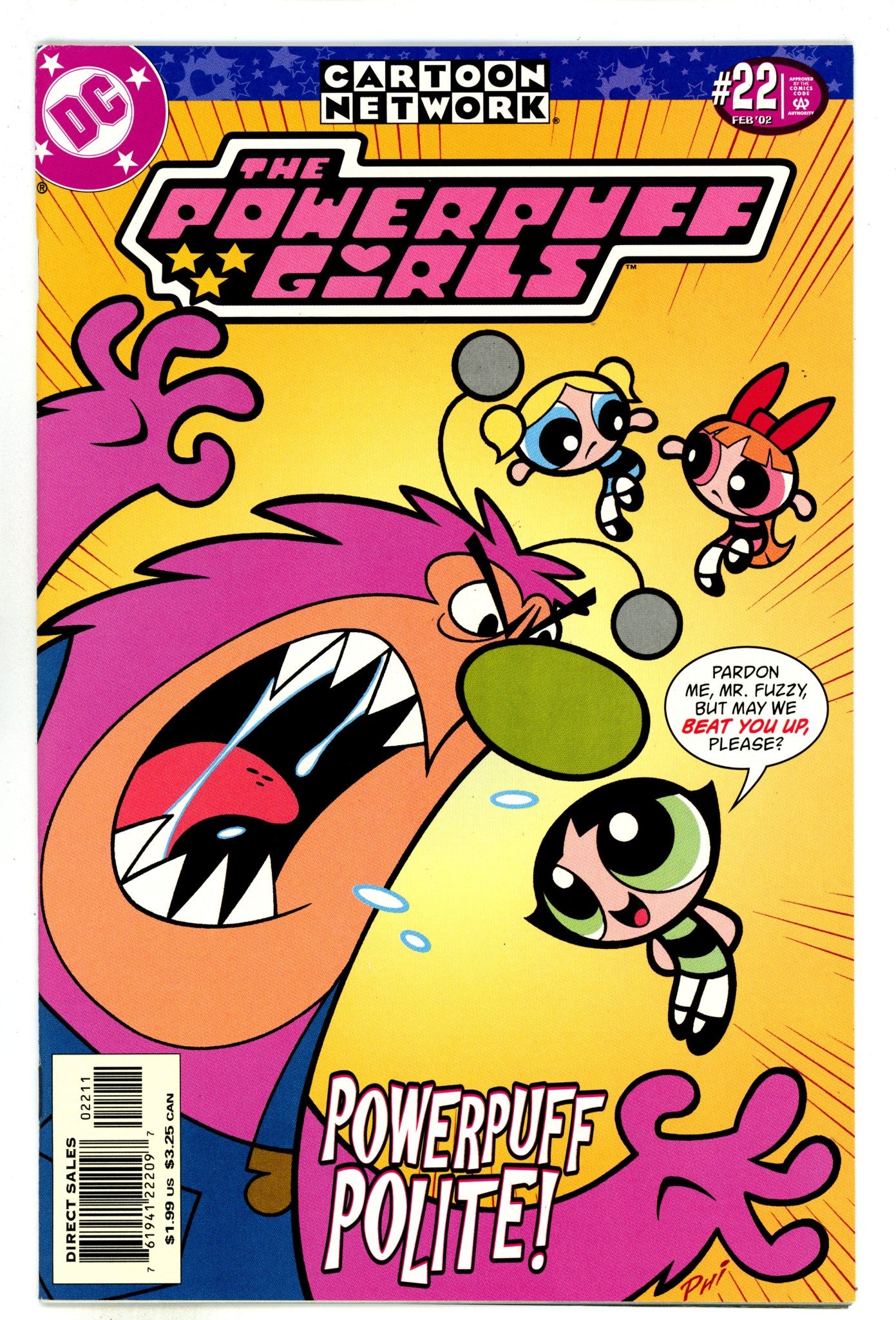 The Powerpuff Girls 22 VF/NM (9.0) (2002) 