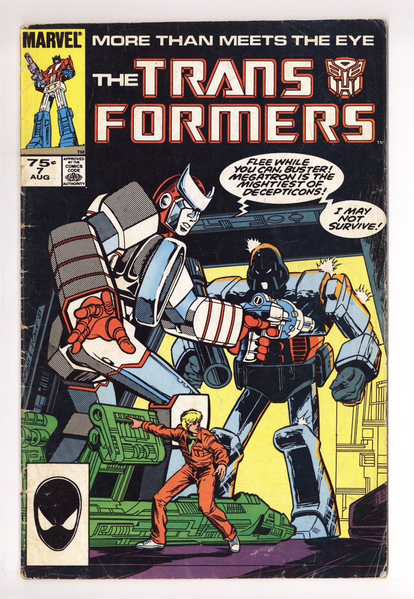 The Transformers 7 Very Low Grade (1985) 3rd Print 