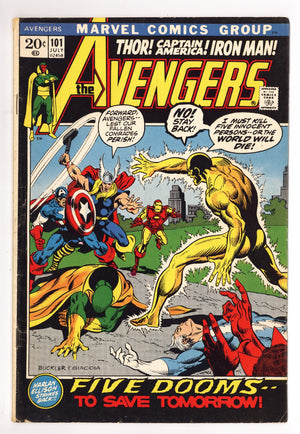 The Avengers Vol 1 101 VG+ (4.5) (1972)