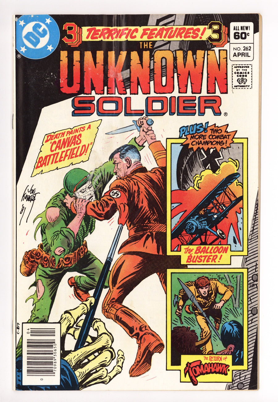 Unknown Soldier Vol 1 262 Low Grade (1982) Newsstand 