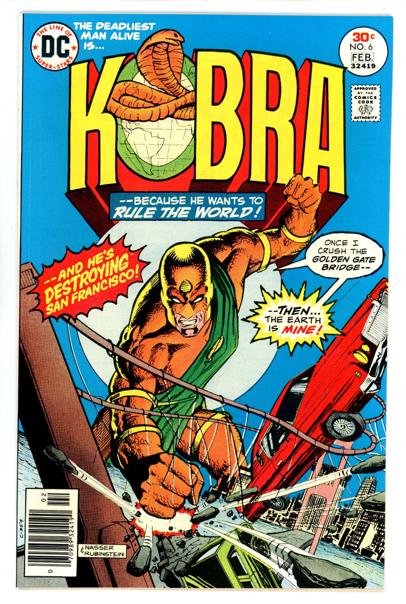 Kobra  6  VF/NM (9.0)  (1977)   