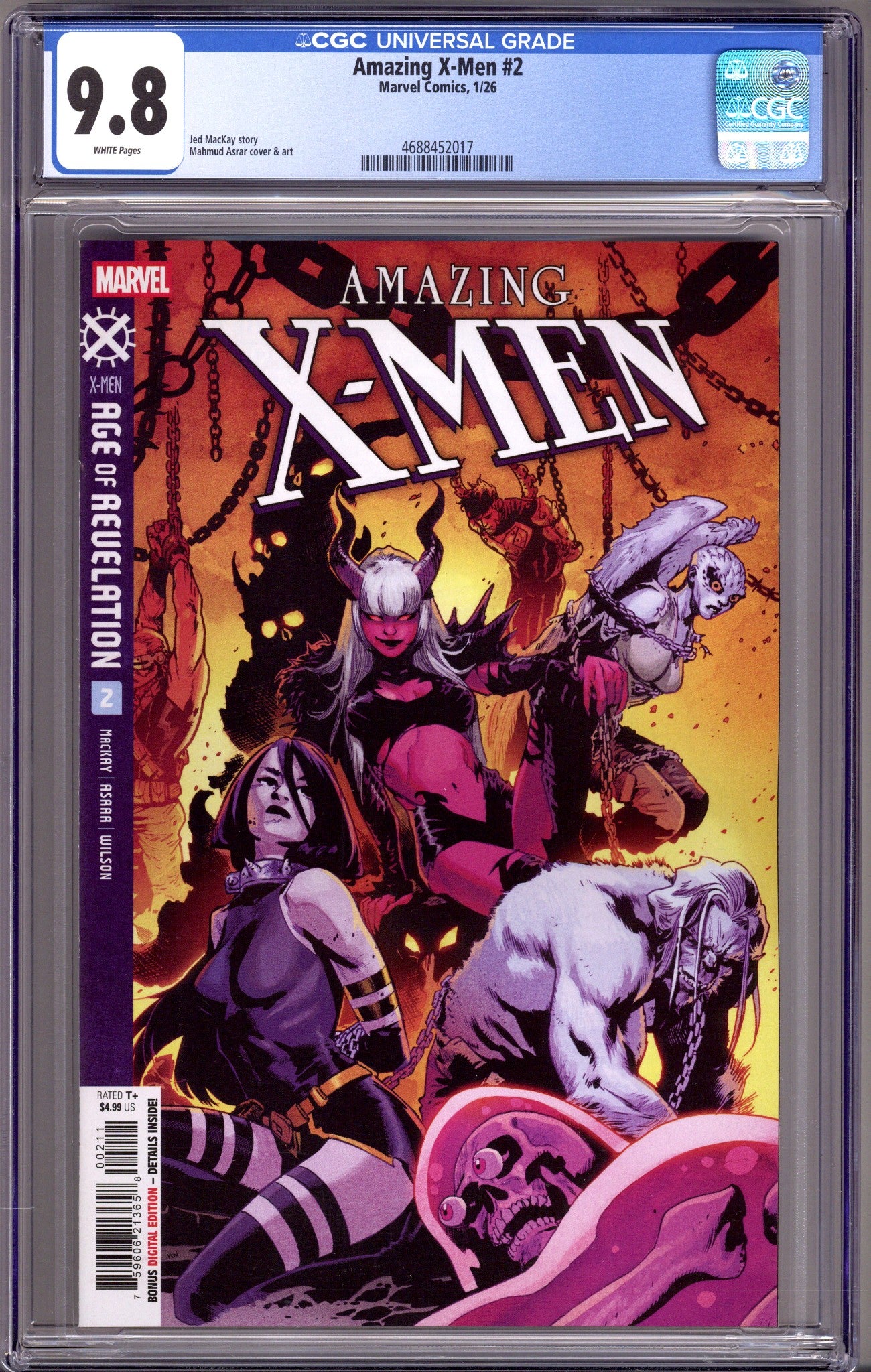 Amazing X-Men Vol 3 2 CGC 9.8 (NM/M) (2026) 