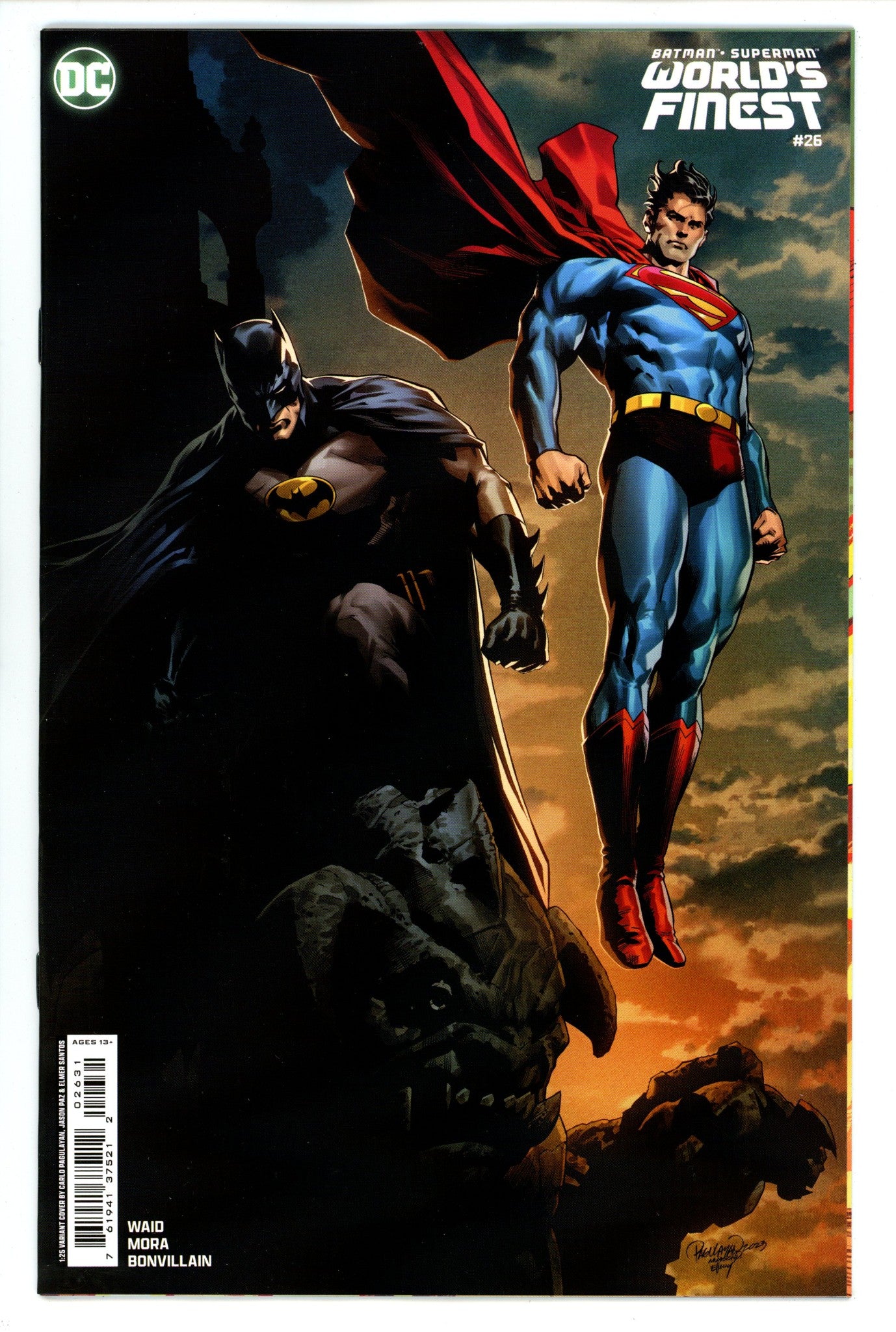 Batman Superman Worlds Finest 26 Pagulayan Incentive Variant NM+ (2024)