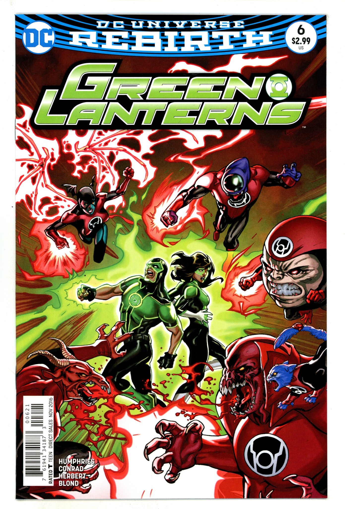 Green Lanterns 6 High Grade (2016) Lupacchino Variant 