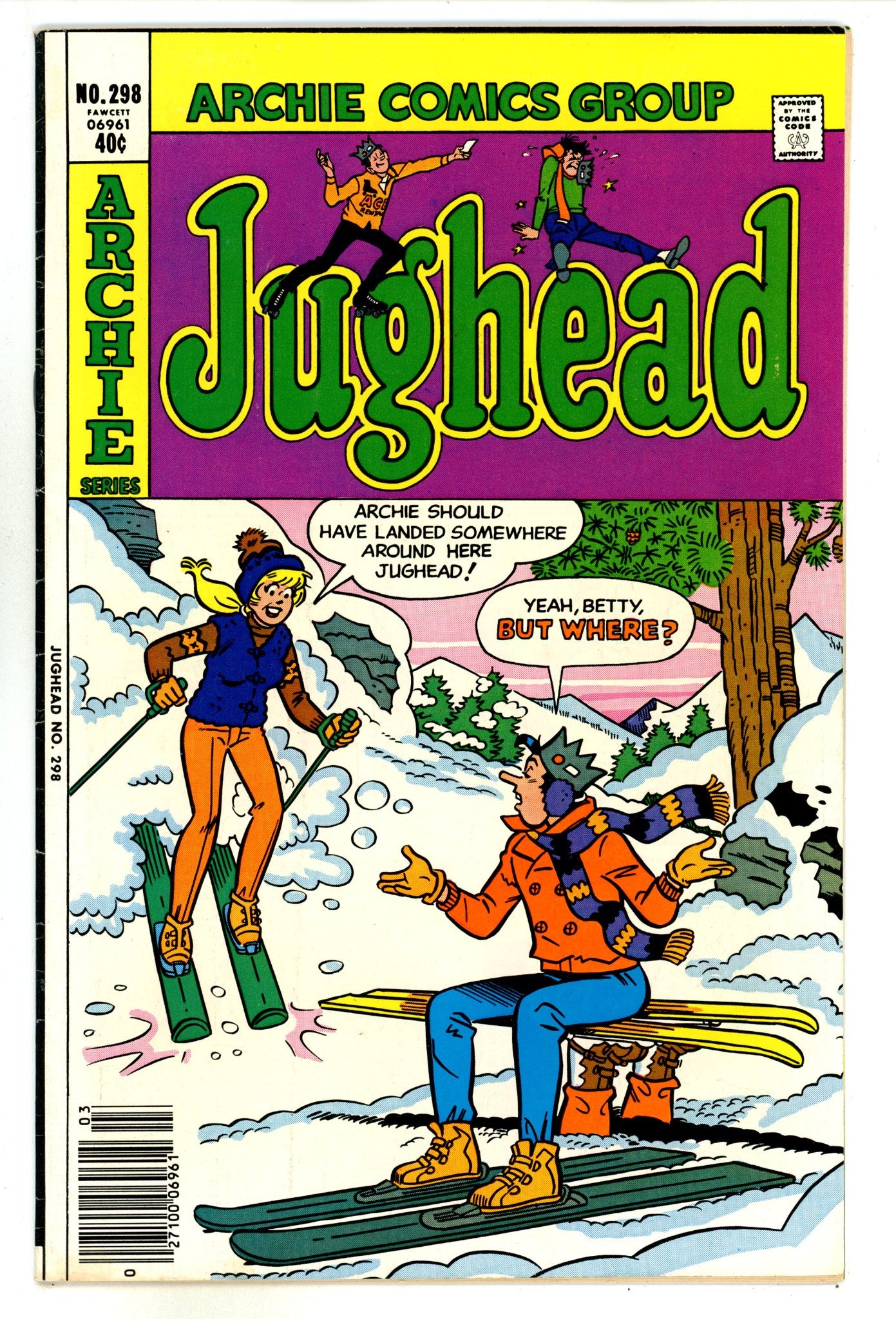 Jughead Vol 1 298  Low Grade  (1980)  