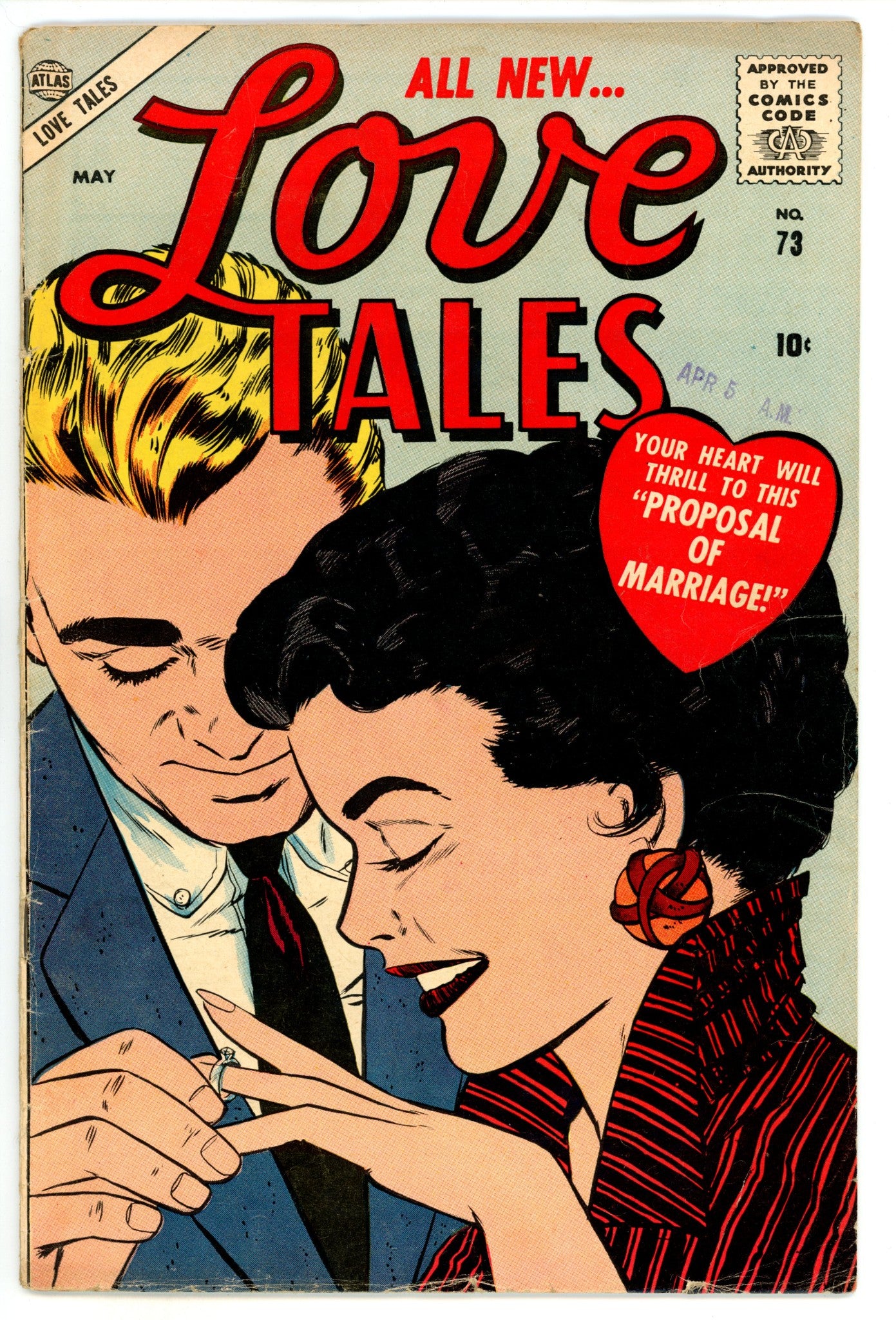 Love Tales 73 VG+ (4.5) (1957) 