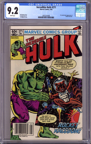 The Incredible Hulk Vol 1 271 CGC 9.2 (NM-) (1982) Newsstand