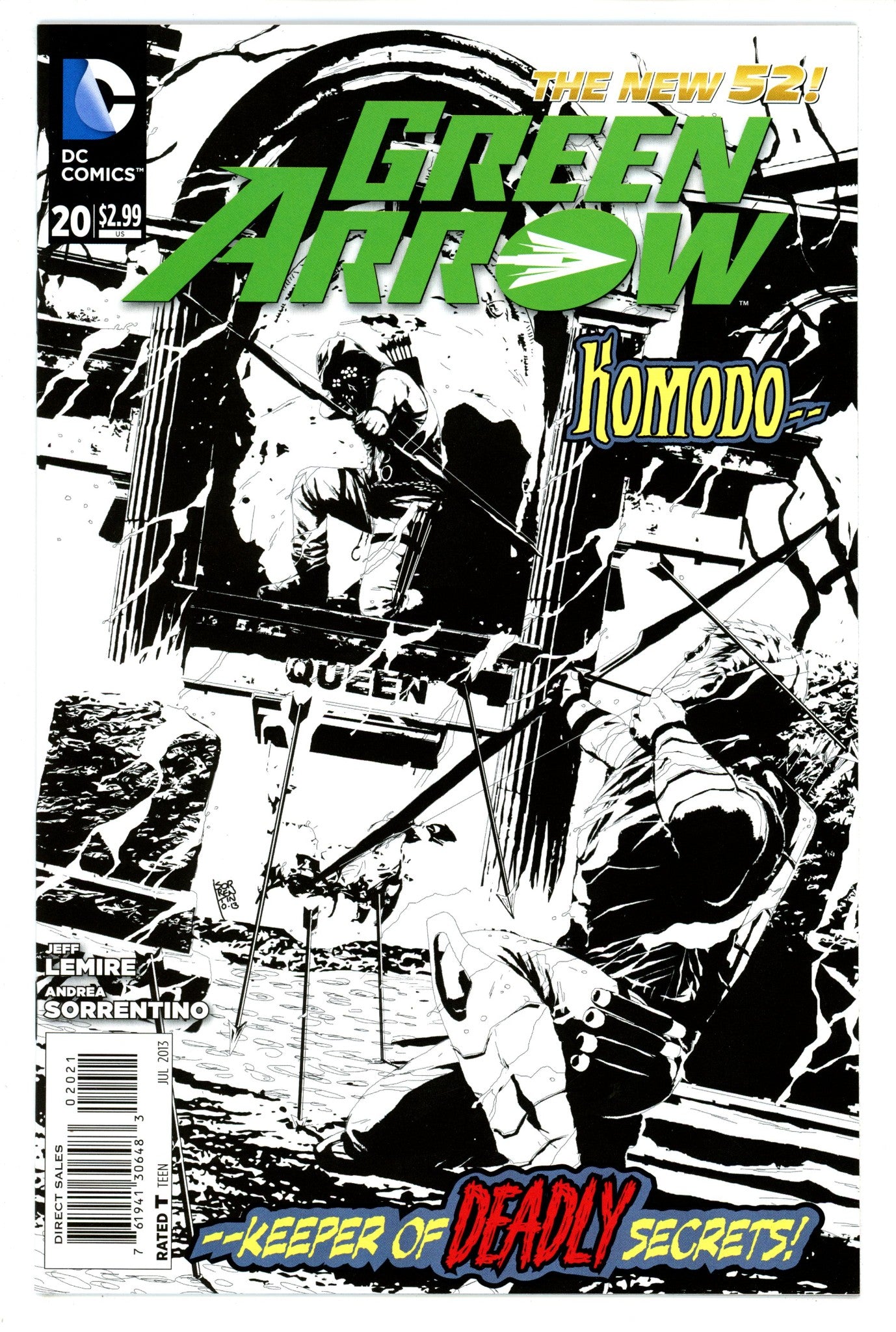 Green Arrow Vol 5 20 VF/NM (9.0) (2013) Sorrentino Variant 