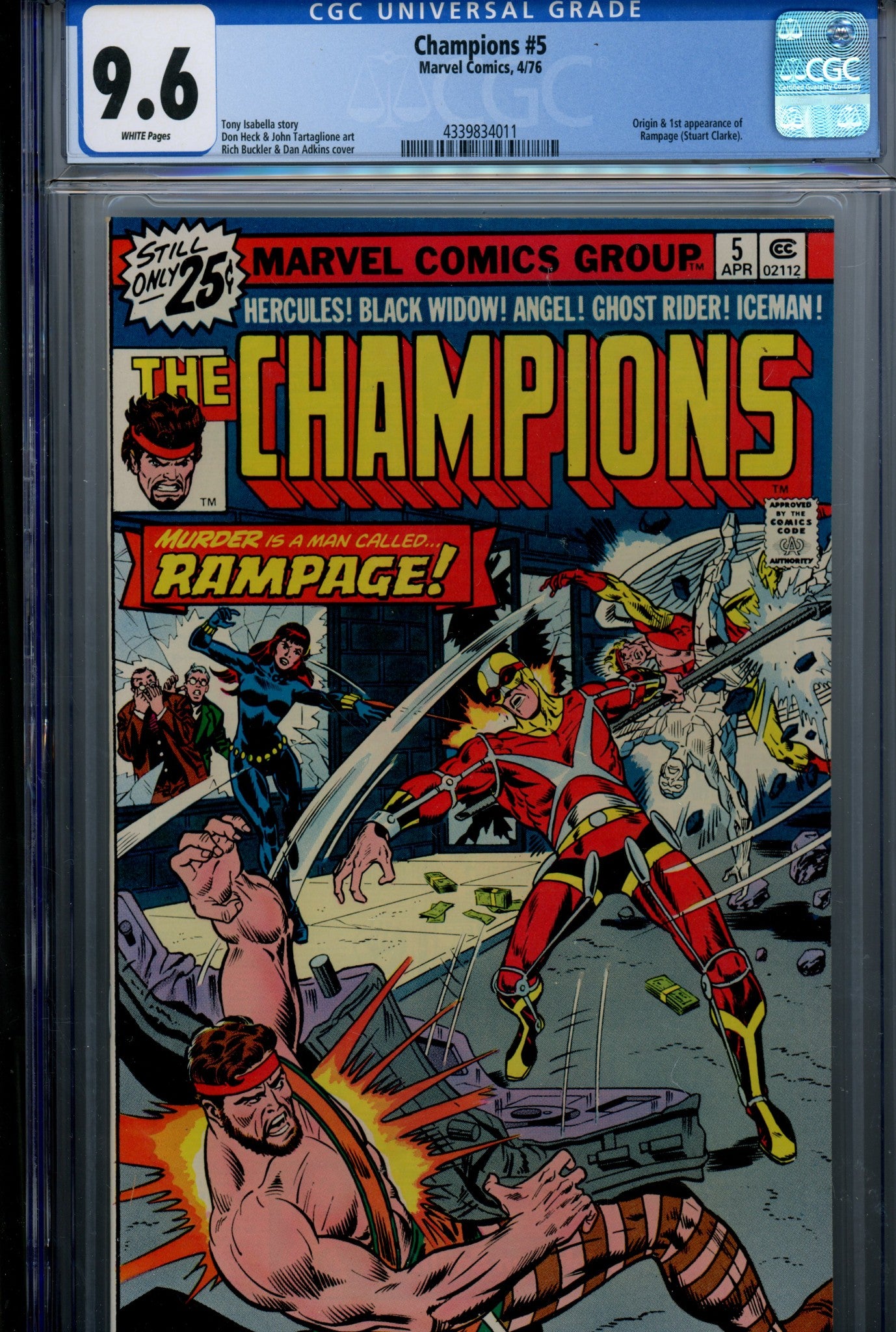The Champions Vol 1 5 CGC 9.6 (NM+) (1976)