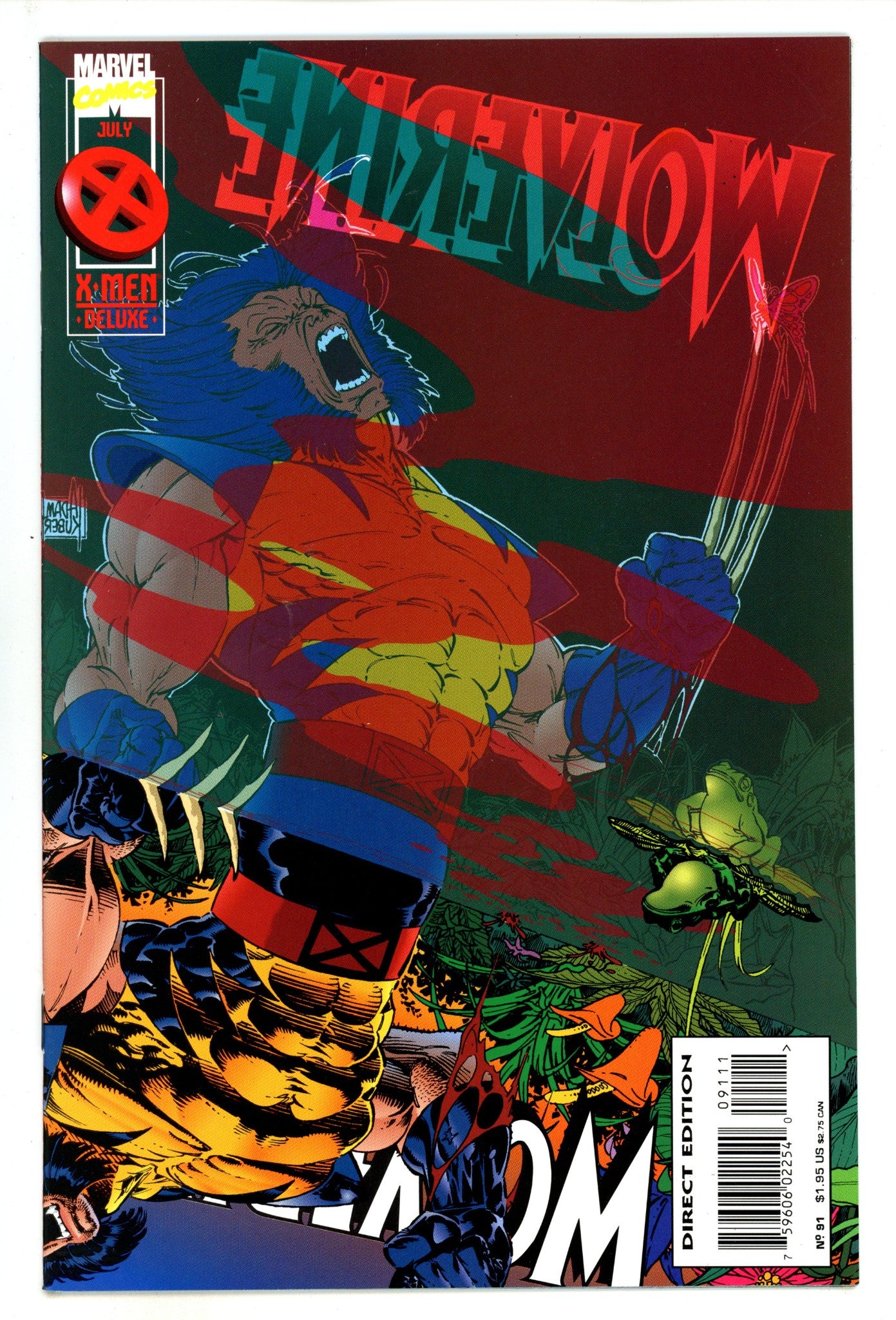 Wolverine Vol 2 91 NM- (9.2) Deluxe (1995) 