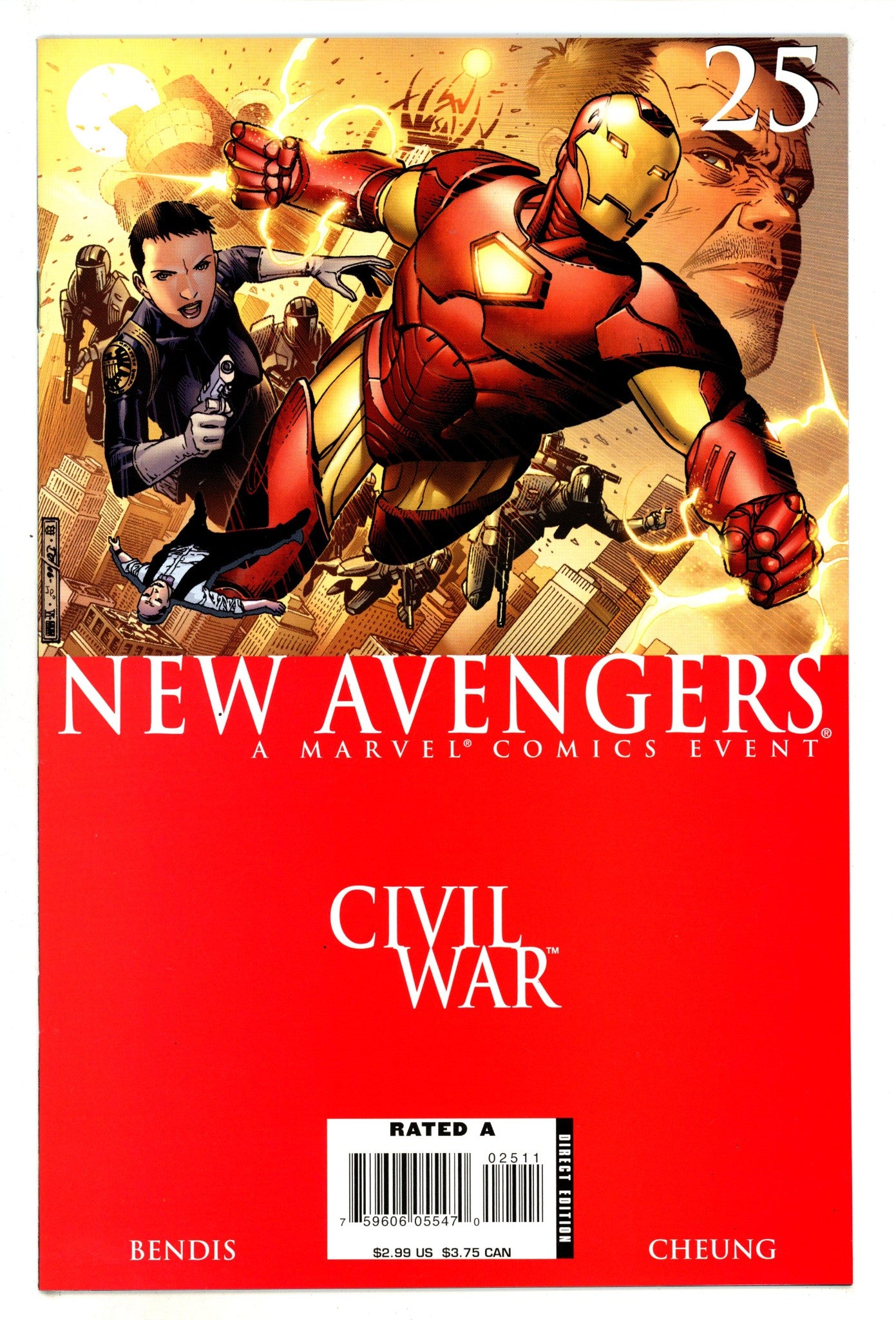 New Avengers Vol 1 25  High Grade   (2006)        